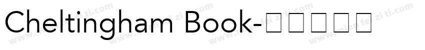 Cheltingham Book字体转换